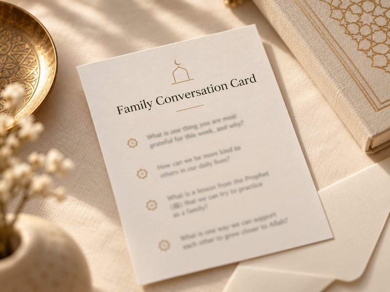 The Family Conversation Card